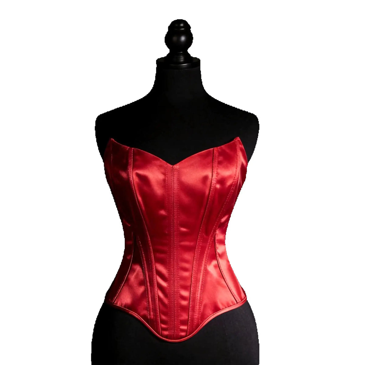Vintage-Inspired Satin Corset