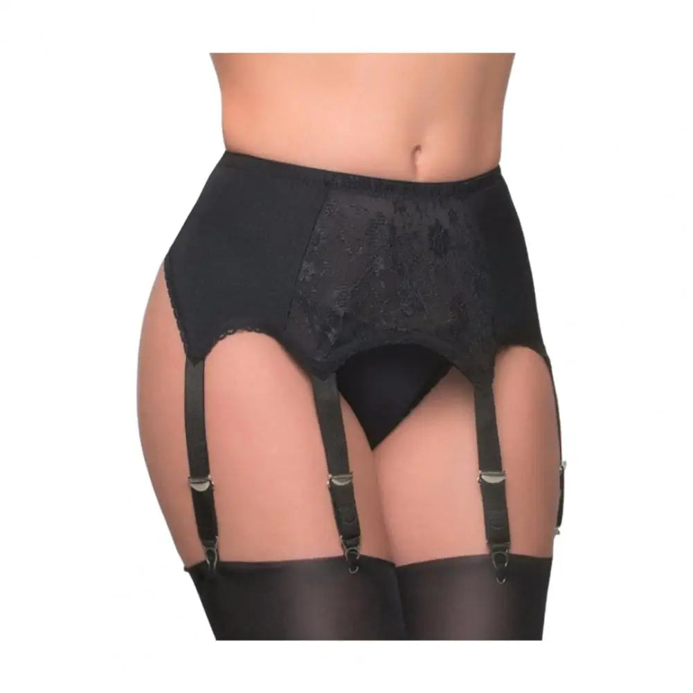 Vintage-Inspired Lace Suspender Belt