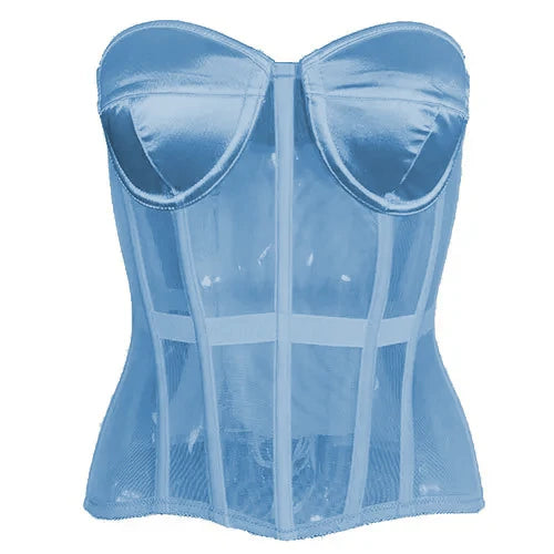 Vintage-Inspired Mesh Corset