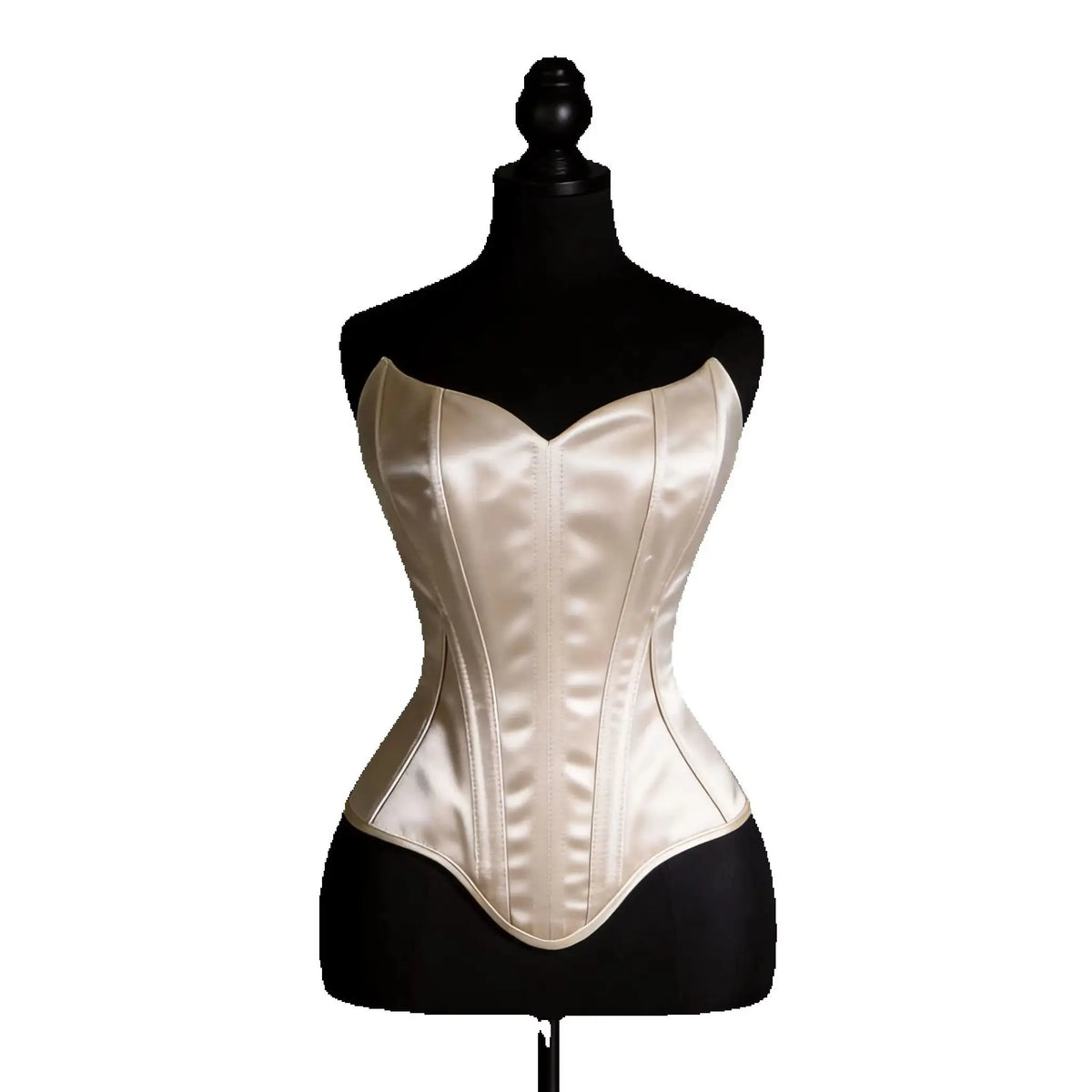 Vintage-Inspired Satin Corset