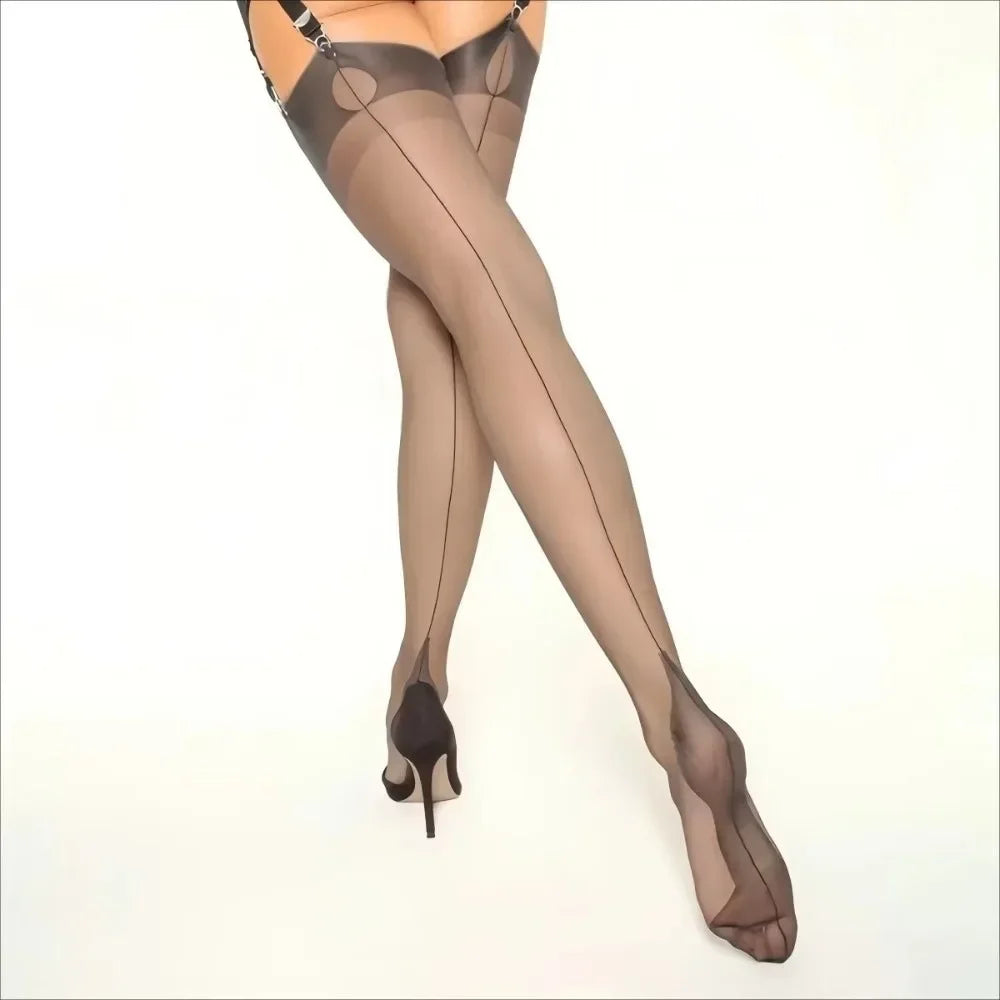 Vintage-Inspired Sheer Stockings