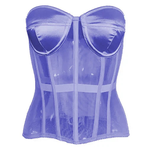 Vintage-Inspired Mesh Corset